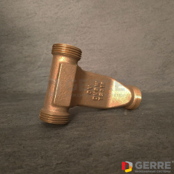 Cofit S тройник с обводным участком бронза, G 3/4&quot;НР x G 3/4&quot;НР x G 3/4&quot;НР 