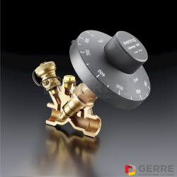 Регулятор расхода автоматический Hydromat QTR Ду15, 1/2&quot;ВР, PN16,бронза,с краном F+Е 