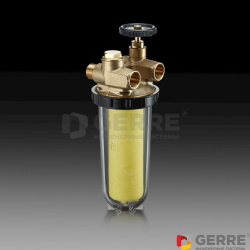 Фильтр жидкого топлива &quot;Magnum&quot; для двухтрубных систем Ду 10, G 3/8 ВР, G 3/8 НР,  для работы в режиме всасывания, фильтрующий патрон Siku - &quot;Magnum&quot; 50-75 µm 