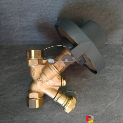 Регулятор расхода автоматический Hydromat QTR Ду15, 1/2 &quot;НР, бронза,с краном F+Е 