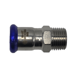 Пресс-фитинг с НР MVI, 15x1/2&quot; (нержавеющая сталь) 