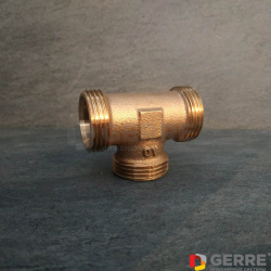 Cofit S тройник бронза, G 1 1/4&quot;НР x G 1 1/4&quot;НР x G 1 1/4&quot;НР бронза 