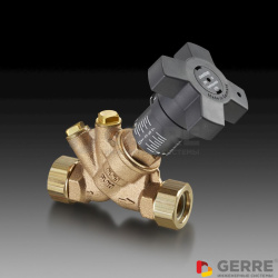 Регулирующий вентиль Hydrocontrol VTR Ду15, 3/4&quot;НР, бронза, c заглушками 