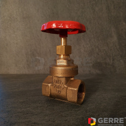 Задвижка муфтовая &quot;Hygate ATB&quot; Ду40, R 1 1/2&quot;ВР,  латунь 