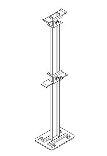 Напольный кронштейн K11.33 BH 400/120 внутренний монтаж