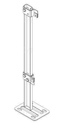 Напольный кронштейн K11.34 BH 300/120 без крепежа к полу
