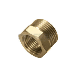 Соединитель двухсторонний редукционный латунный G3/4" НР x G1/2" ВР 