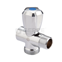 Вентиль-тройник для подключения сантехнических приборов MVI 1/2"x3/4"x1/2" внутренняя-наружная-наружная 