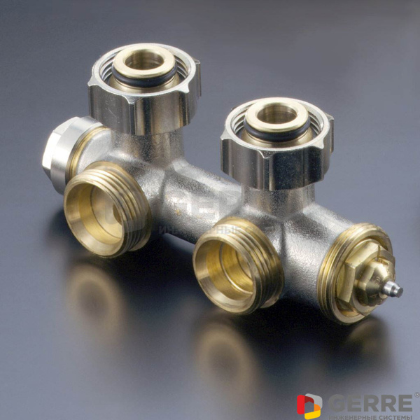 Multiblock T присоединительная арматура 3/4"НГ x 3/4"НР, латунь,угловой Multiflex