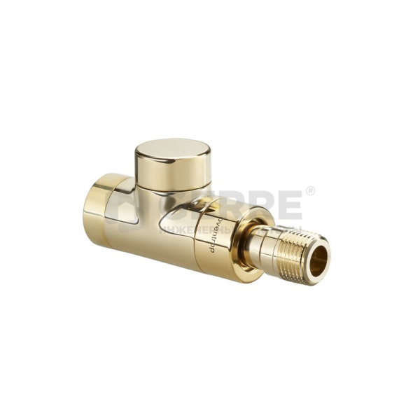 Oventrop Combi E вентиль Ду15, 1/2", PN10, проходной, позолоченный Oventrop