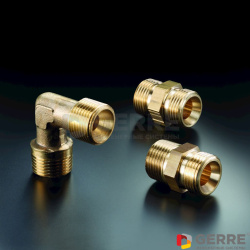 Двойной ниппель "Ofix-Oil" 1/4"НР* 3/8"НР 
