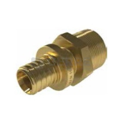 Соединитель латунный с наружной резьбой UltraLine 20 НР R1/2" 