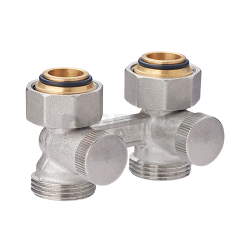 Узел нижнего подключения прямой, для двухтрубных систем MVI 3/4"x3/4" 