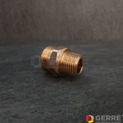 Cofit S ниппель-переход бронза, без покрытия, R 1/2" x G 3/4"НР 