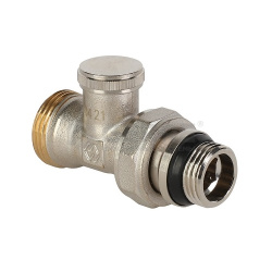 Клапан настроечный прямой с самоуплотняющимся кольцом MVI 1/2" с выходом под евроконус 