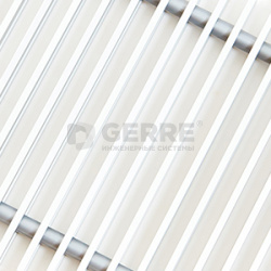 Решетка Tehcno алюминиевая рулонная PPA 200-2600, цвет серебро