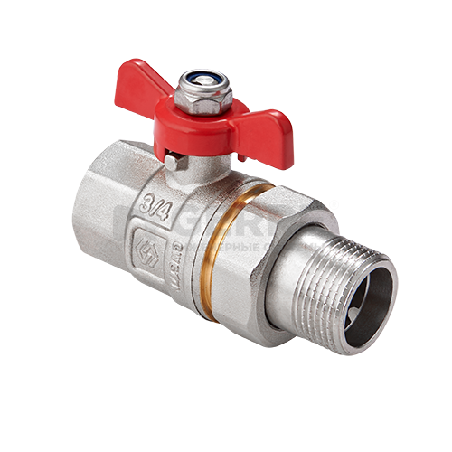 Кран-американка ГОСТ, 3/4" прямой с накидной гайкой Запорная арматура MVI