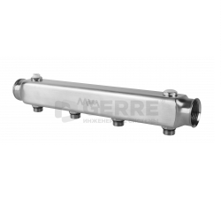 Коллектор из нержавеющей стали MVI, м\ц 100мм, 1"x1/2", 4 выхода 