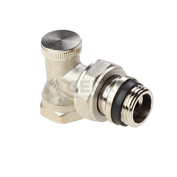 Клапан настроечный угловой с самоуплотняющимся кольцом MVI 1/2" 