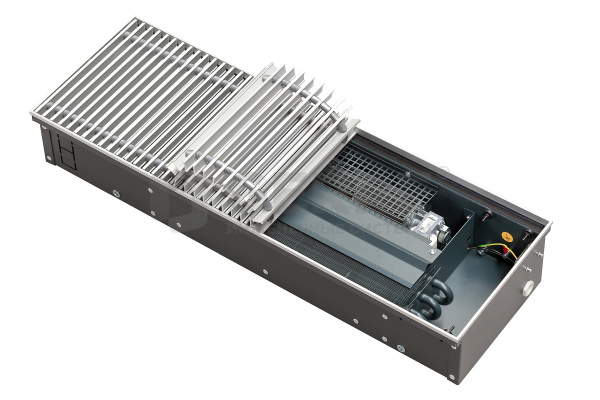 Techno Power Vent KVZVh 270-130-3200 - внутрипольный конвектор с принудительной конвекцией повышенной мощности