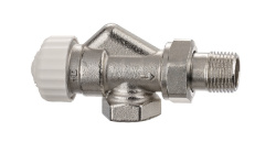 Термостатический клапан Heimeier Calypso Exact, с преднастройкой, DN 10(3/8"), осевой, латунь 