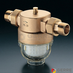 Фильтр для очистки воды "Aquanova Compact" с ВР, Ду20, 3/4", бронза 