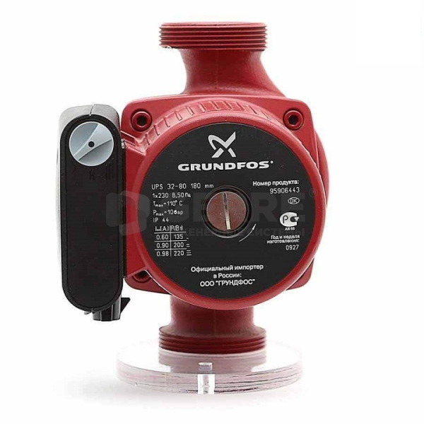 Циркуляционный насос Grundfos UPS 32-80 1х230 В (с гайками) Циркуляционные насосы Grundfos