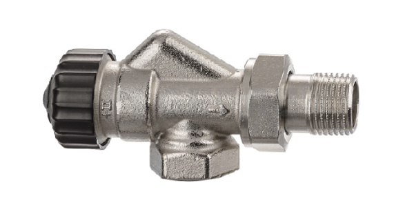 Термостатический клапан Heimeier Calypso, без преднастройки, DN 20 (3/4"), осевой, латунь Термостатические клапаны Heimeier (Германия)