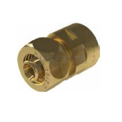 Соединитель латунный свинчиваемый с резьбой внутренней UltraLine - 14 PB G1/2" 