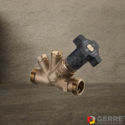Вентиль Aquastrom KFR Ду40, G 1 3/4" x G 1 3/4", без спускного штуцера 