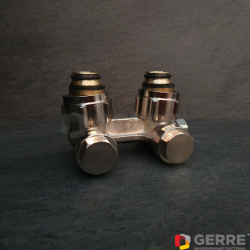 Присоединительный узел Multiflex F ZBU 3/4"НГ x 3/4"НР, угловой, для слива 