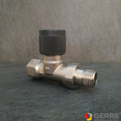 Ограничитель t обратного потока Ду15, 1/2", проходной на обратную подводку, M30x1,5 
