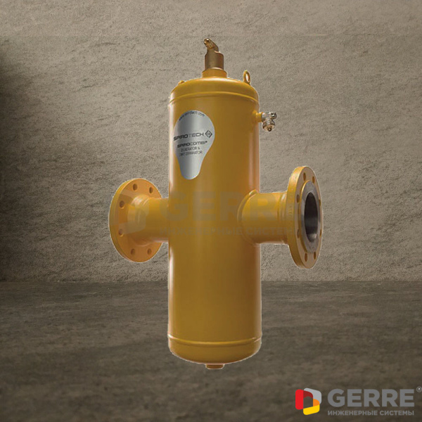 Сепаратор микропузырьков и шлама Spiroterm Spirocombi DN 080 под фланец SpiroCombi