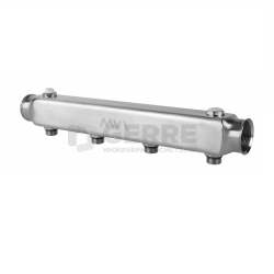 Коллектор из нержавеющей стали MVI, м\ц 100мм, 1 1/4"x1/2", 4 выхода 