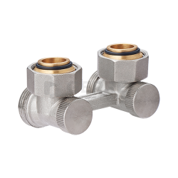 Узел нижнего подключения угловой, для двухтрубных систем MVI 3/4"x3/4" 