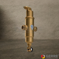 Сепаратор микропузырьков и шлама Spiroterm Spirocombi /110°C/ G1/ латунь 