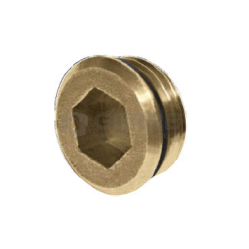 Заглушка новая НР G1/2" (с гнездом под имбусовый ключ) 