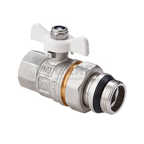 Кран-американка 3/4", ГОСТ, прямой с накидной гайкой и самоуплотняющимся кольцом Запорная арматура MVI