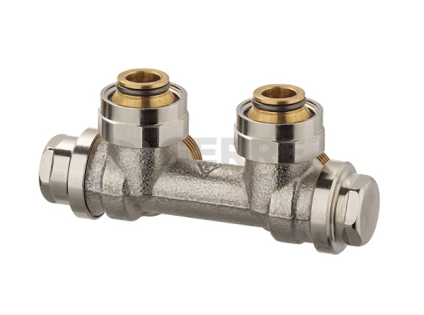 Узел нижнего подключения радиаторов Heimeier Vecotec Eclipse угловой G3/4" Арматура для нижнего подключения Heimeier