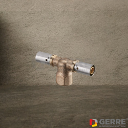 Cofit P-прессовый тройник-переход 26 хRp 1/2 х 26мм, артикул 1513647 