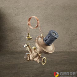 Регулятор перепада давления Hydromat DTR Ду32, 1 1/2 "НР, 250-700мбар, бронза 