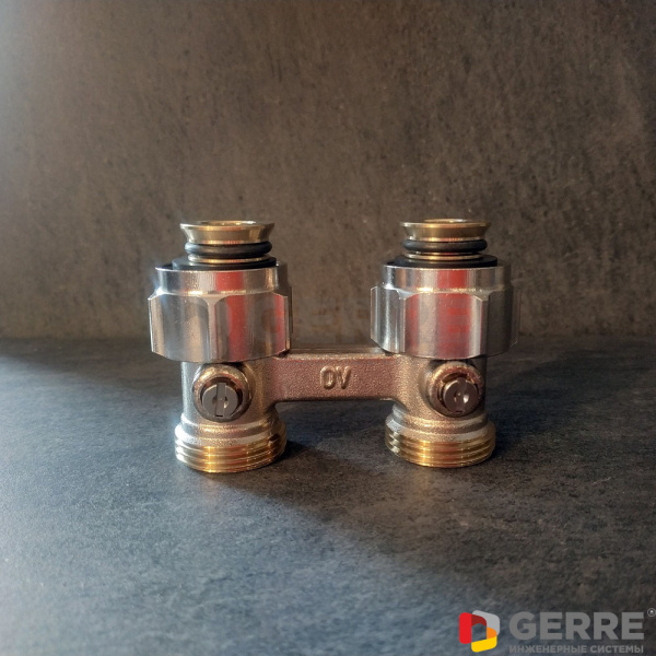 Присоединительный узел Multiflex F ZB 3/4"НГ x 3/4"НР, прямой Multiflex