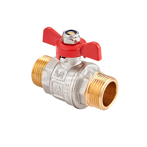 Кран шаровой ГОСТ, 1/2", с наружной резьбой, рукоятка «бабочка» Запорная арматура MVI
