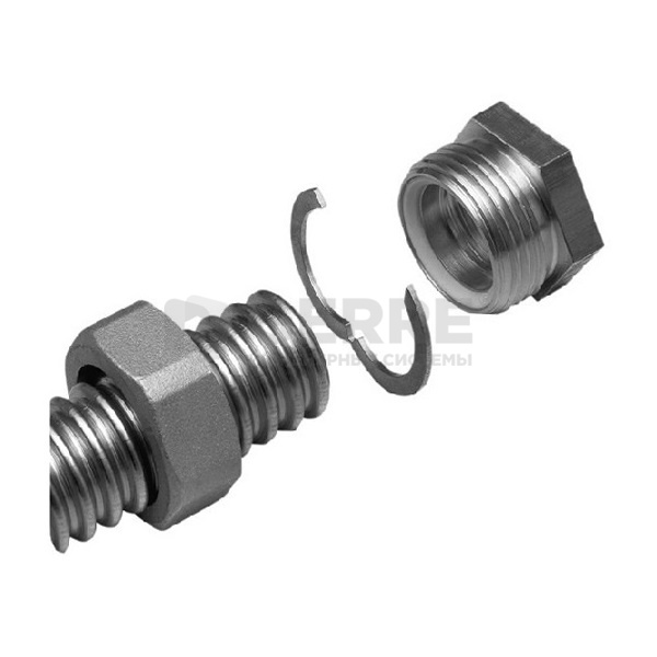 Комплект концевого фитинга Meibes FixLock DN 16, 1/2" ВР Комплектующие для котельных Meibes (Германия)