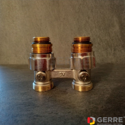 Присоединительный узел Multiflex F ZB 1/2"НРx3/4"НР, прямой 
