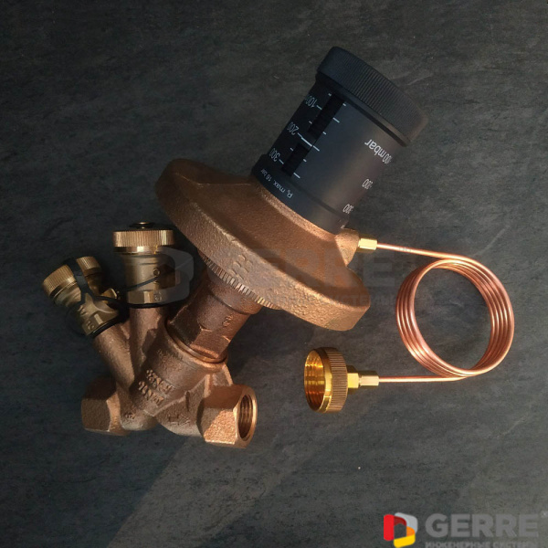 Регулятор перепада давления Hydromat DTR Ду32, 1 1/4 "ВР, бронза Регуляторы Hydromat