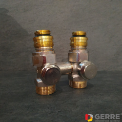 Запорно-присоединительный узел Oventrop Multiflex V ZB 1/2"НР x 3/4"НР, для опорожнения, артикул 1016291