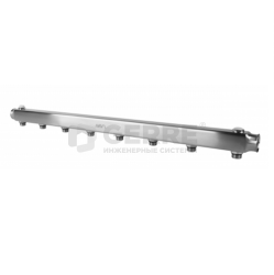 Коллектор из нержавеющей стали MVI, м\ц 100мм, 1"x1/2", 8 выходов 