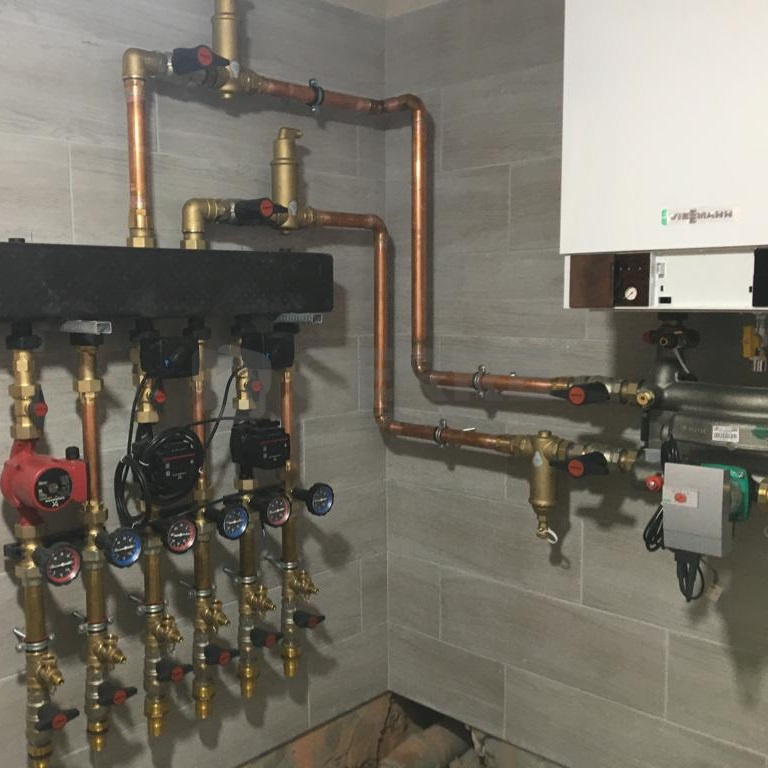 Котельная в загородном доме с котлом Viessmann Vitopend 62931