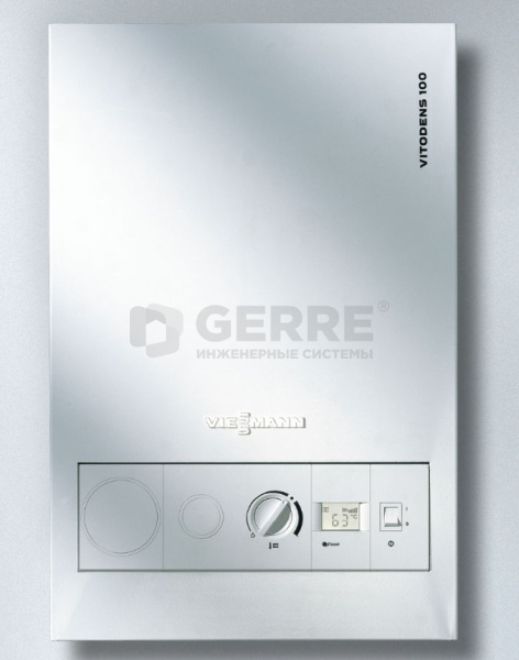 Котел газовый настенный Viessmann Vitodens 100-W одноконтурный с закрытой камерой сгорания 19 кВт Настенные газовые конденсационные котлы Viessmann (Германия)
